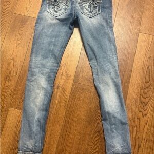 Rock Revival Women's Skinny Jeans in Light Blue